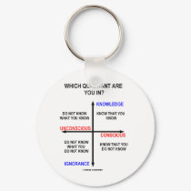Which Quadrant Are You In? keychains