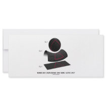 Which Universe Do You Live In? (Physics Humor) Rack Cards