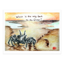 Which Way is the Ocean? postcards