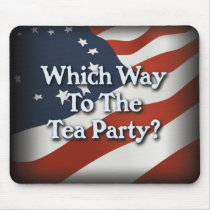 Which Way to The Tea Party? v2 Mousepads