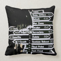 Which Way You Goin? pillows