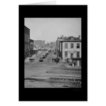 Whiehall Street & Tracks in Atlanta, GA 1864 cards