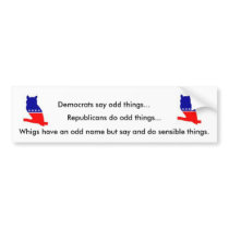 Whig bumper sticker