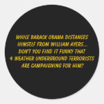 While Barack Obama distances himself from Willi... Stickers