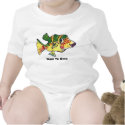 Whim To Swim Cartoon Fish Cute  t-shirts
