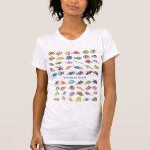 Whim To Swim Cartoon Fish Tee Shirt