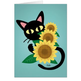 Whim with Sunflower Card