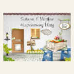 Whimiscal Garden Housewarming Party Invitation invitations