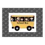 Whimiscal School Bus with Kids Poster Print