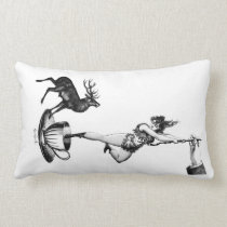 Whimsical and fun black and white images. pillows