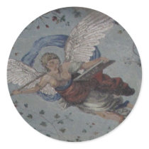 Whimsical Angel with trumpet - Renaissance stickers