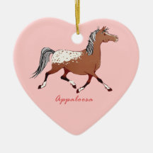 Whimsical Appaloosa Horse Christmas Ornament