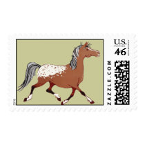 Whimsical Appaloosa Horse Postage Stamps