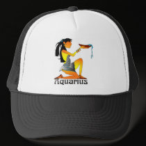 Whimsical Aquarius Caps hats