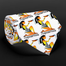 Whimsical Aquarius Tie ties