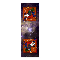Whimsical Aries Bookmark Card business cards