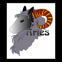 Whimsical Aries Print posters
