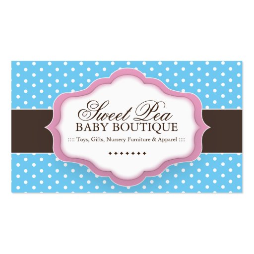Whimsical Baby Boutique Business Cards