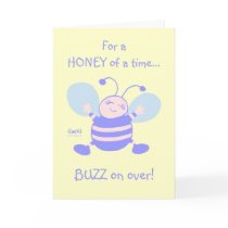Whimsical Baby's First Birthday Party Invitation Greeting Cards