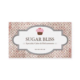 Whimsical Bakery Business Cards profilecard