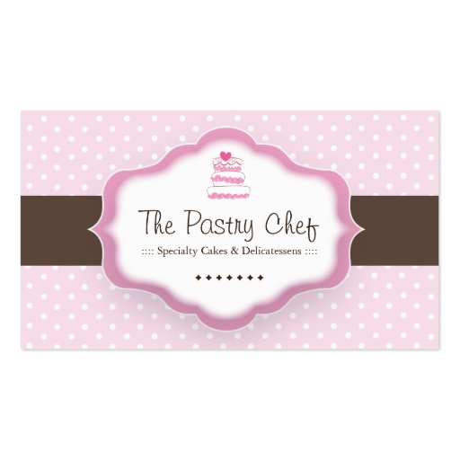 Whimsical Bakery Business Cards
