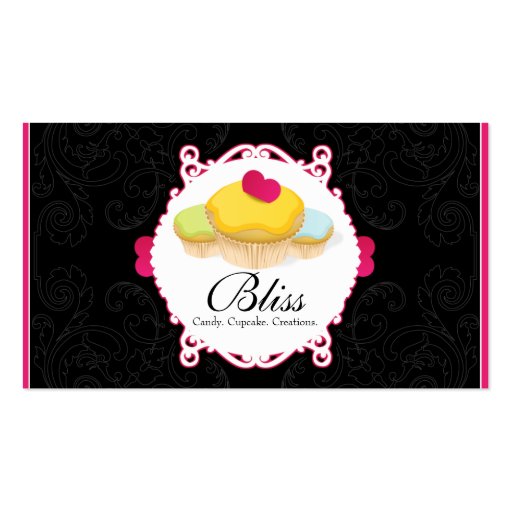 Whimsical Bakery & Cupcake Business Card