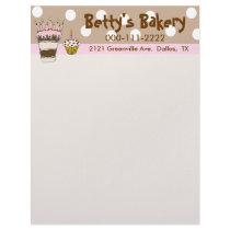 Whimsical Bakery Letterhead by DizzyDebbie Whimsical Bakery Letterhead