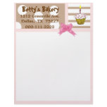 Whimsical Bakery Letterhead Stationary