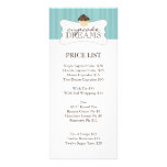 Whimsical Bakery Price List Full Color Rack Card
