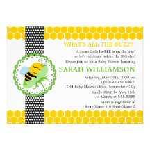 Bumble  Birthday Party on Bee Baby Invitations  600  Bee Baby Announcements   Invites