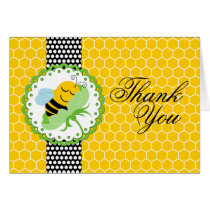 Whimsical Bee Baby Shower Thank You cards