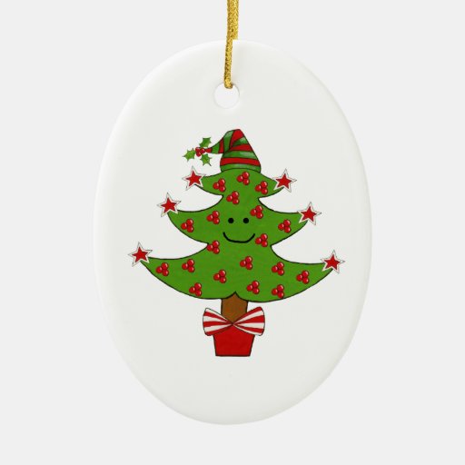 whimsical berry tree double sided oval ceramic christmas whimsical berry tree double sided oval ceramic christmas