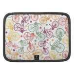 Whimsical bicycle pattern & retro polka dots organizer