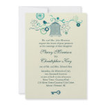Whimsical Bird Cage Wedding Invitation