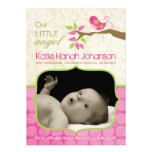 Whimsical Birth Announcement Photo card