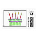 Whimsical Birthday Cake postage