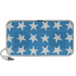 Whimsical Blue Stars Portable Speaker
