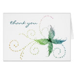 Whimsical Butterfly - Thank You Card