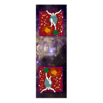 Whimsical Cancer Bookmark Card business cards