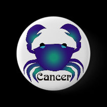 Whimsical Cancer Buttons