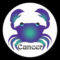 Whimsical Cancer Stickers