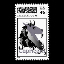 Whimsical Capricorn Postage Stamps stamps