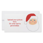 Whimsical cartoon Santa t-shirts and gifts. Personalized Photo Card