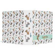 Whimsical Cat Binder