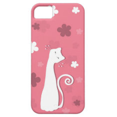 Whimsical Cat iPhone 5 Case