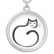 Whimsical Cat Necklace necklace