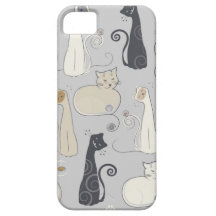 Whimsical Cats iPhone 5 Case