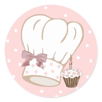 Whimsical Chef's Hat Sticker sticker