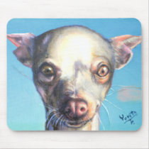 Whimsical Chihuahua dog Mouse Pads