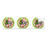 whimsical christmas joy design bumper sticker